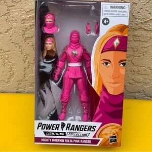 Mighty Morphin Power Rangers Lightning Collection Ninja Pink Ranger 6”  Figure